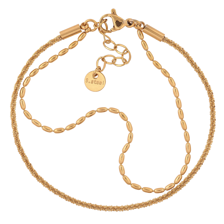 Браслет Нержавіюча сталь "Подвійний ланцюжок" розмір з доп.ланцюжком 21.5-26.5см х 3мм фото №24 Браслет Нержавіюча сталь "Подвійний ланцюжок" розмір з доп.ланцюжком 21.5-26.5см х 3мм фото №24