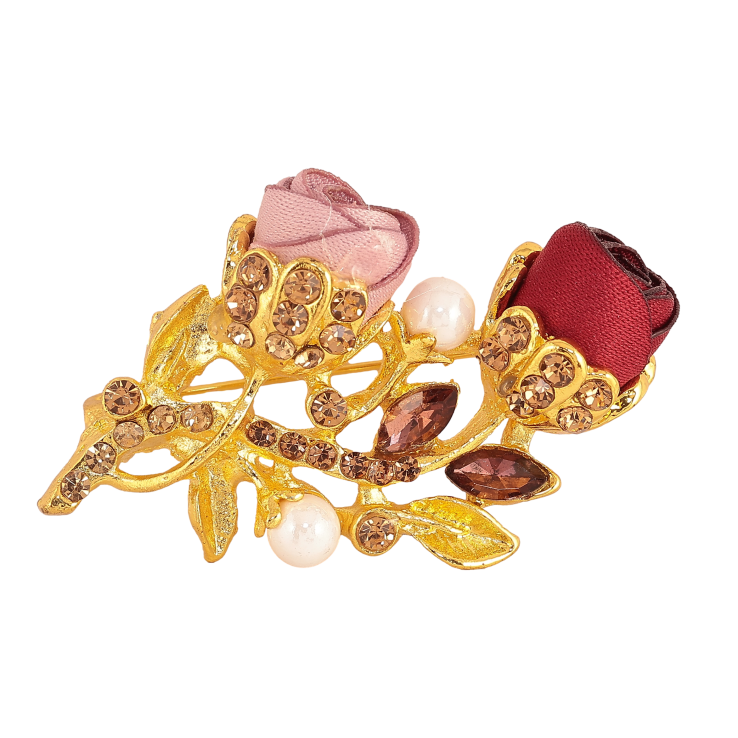 Брошка "Рожева і червона квіточка" фото №19 Брошка "Рожева і червона квіточка" фото №19