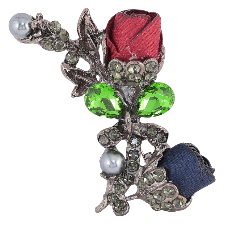 Брошка "Червона та синя квіточки" фото №18 Брошка "Червона та синя квіточки" фото №18