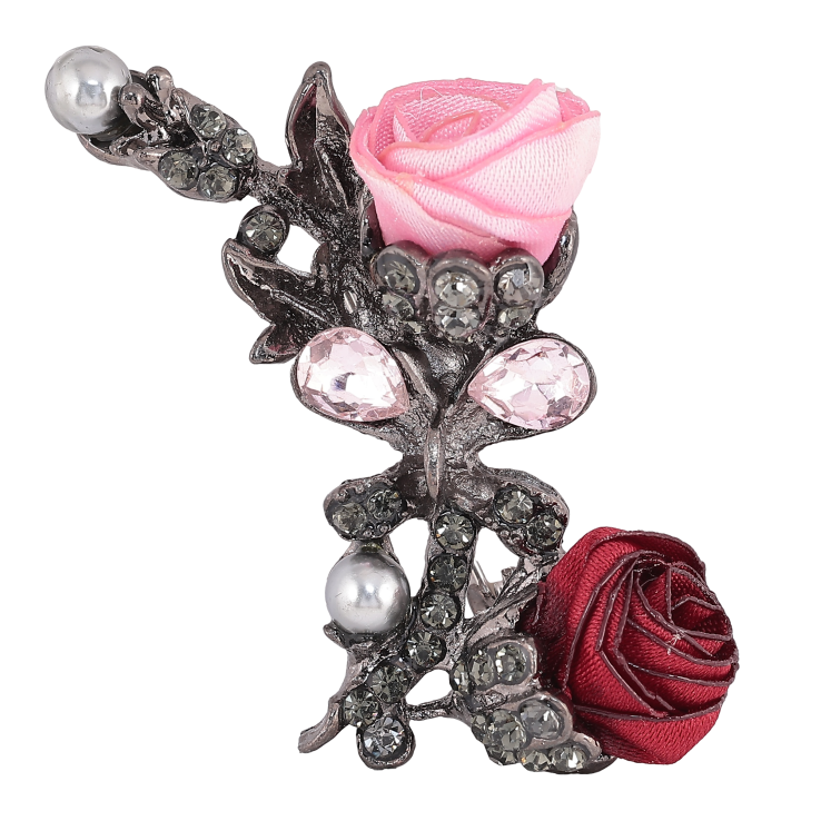 Брошка "Червона та рожева квіточки" фото №16 Брошка "Червона та рожева квіточки" фото №16