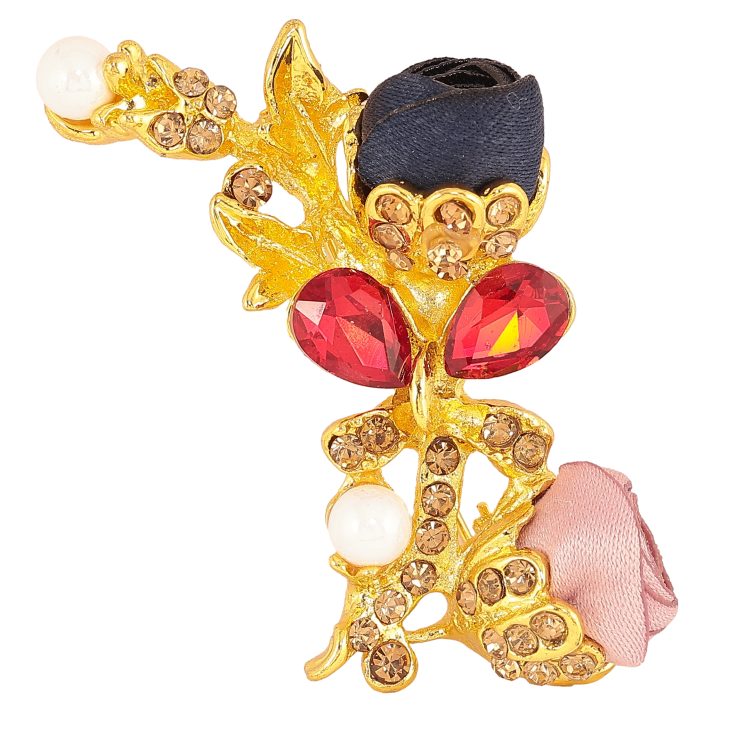 Брошка "Синя та рожева квіточки" фото №13 Брошка "Синя та рожева квіточки" фото №13