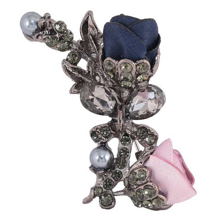 Брошка "Синя та рожева квіточки" фото №14 Брошка "Синя та рожева квіточки" фото №14