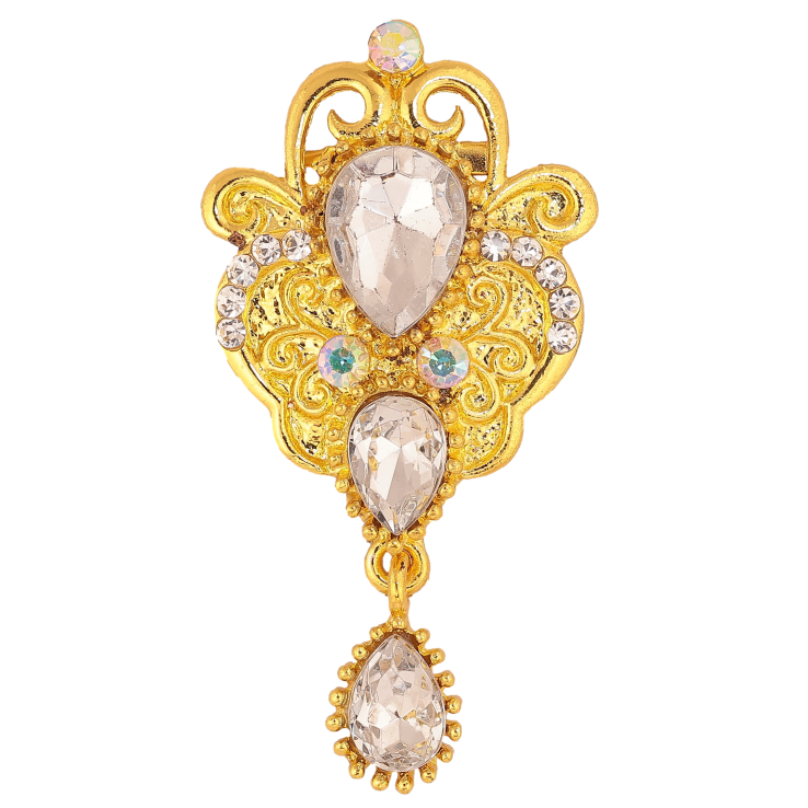 Брошка "Візерунок з стразами" фото №21 Брошка "Візерунок з стразами" фото №21