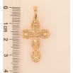 Кулон Xuping цвет Позолота 18К "Крест с Распятием" для цепочки до 6мм фото №2