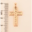 Кулон Xuping колір Позолота 18К "Хрест" для ланцюжка до 5мм фото №2