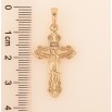 Кулон Xuping колір Позолота 18K "Хрест з Розп'яттям" для ланцюжка до 6мм фото №2