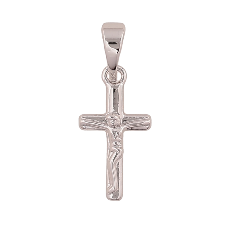 Кулон Xuping колір Родій "Хрест з Розп'яттям" для ланцюжка до 5мм фото №17