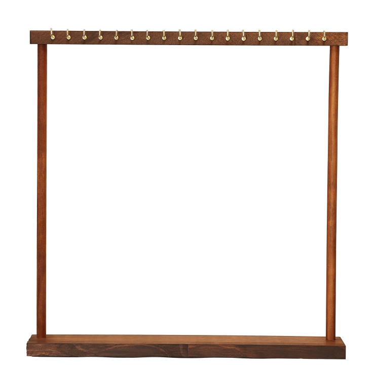 Підставка під ланцюжки браслети Дерев'яна 40х40.8х7.5см (18 металевих гачків) дивіться опис фото №18 Підставка під ланцюжки браслети Дерев'яна 40х40.8х7.5см (18 металевих гачків) дивіться опис фото №18