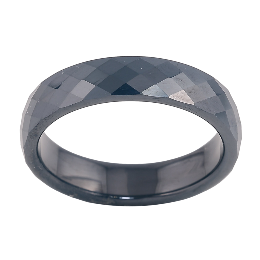 Каблучка Xuping Кераміка "Графітова кераміка" шир. 5мм фото №1