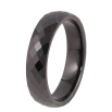 Каблучка Xuping Кераміка "Чорна кераміка" шир. 5мм фото №2