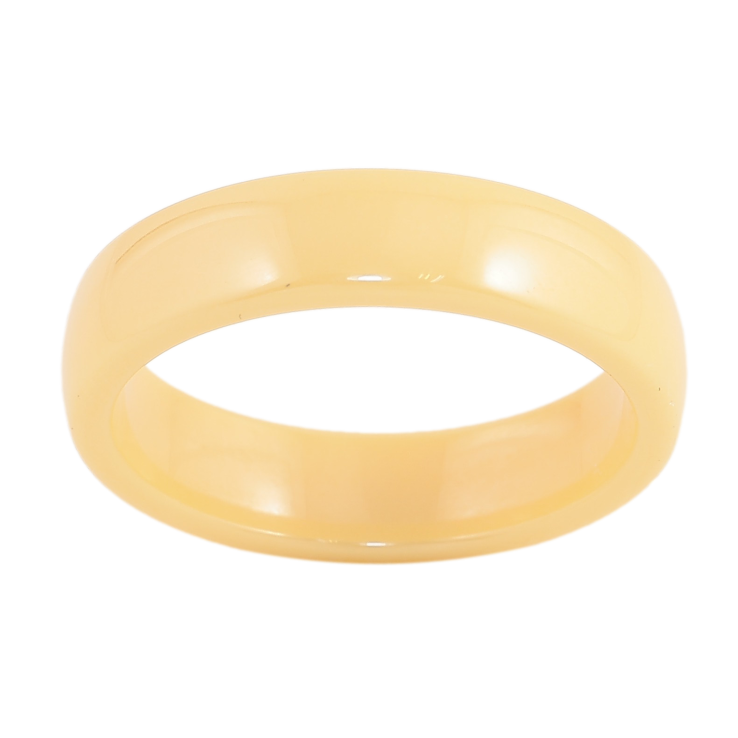 Каблучка Xuping Кераміка "Жовта кераміка" шир. 5мм фото №7
