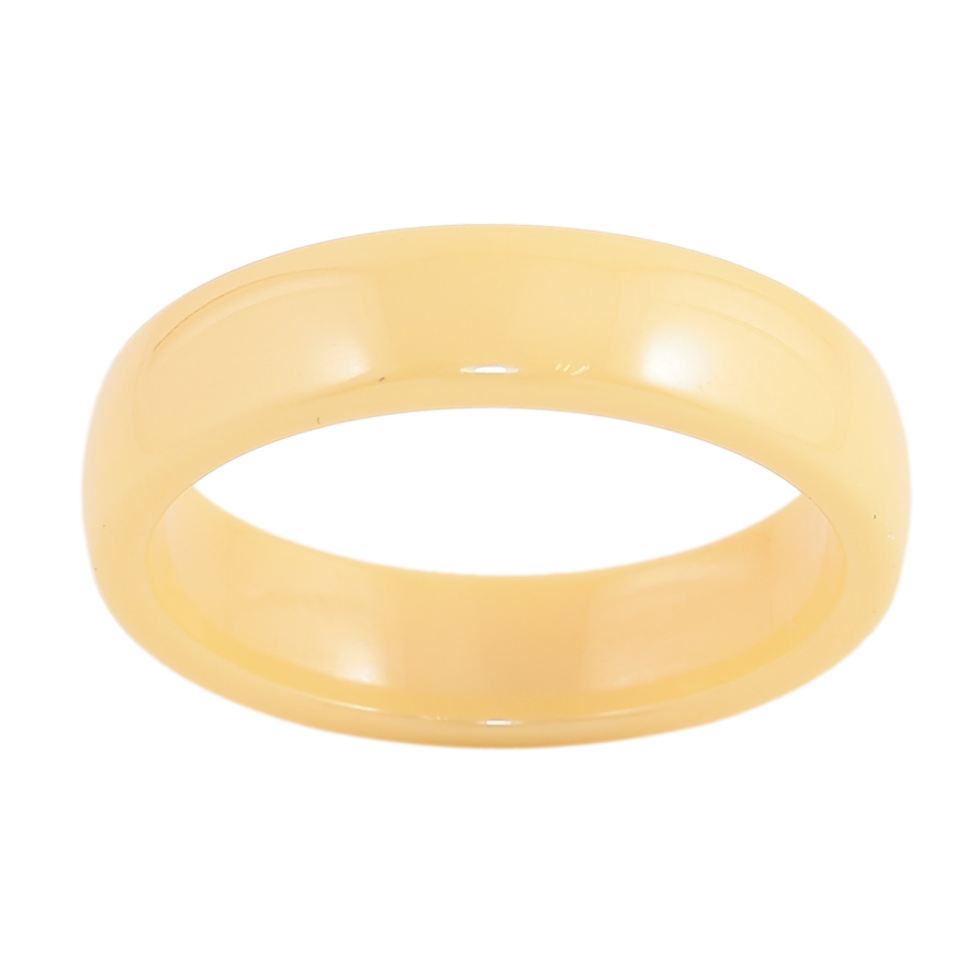 Каблучка Xuping Кераміка "Жовта кераміка" шир. 5мм фото №1