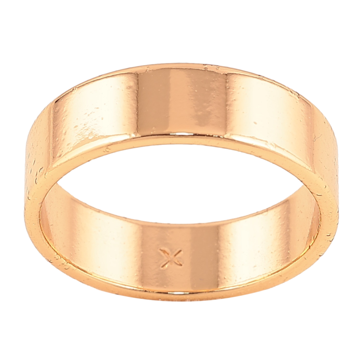 Каблучка Xuping Позолота 18K "Американка Обручка 6мм" фото №7