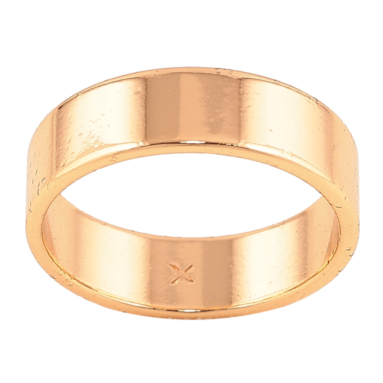 Каблучка Xuping Позолота 18K "Американка Обручка 6мм" фото №1 Каблучка Xuping Позолота 18K "Американка Обручка 6мм" фото №1