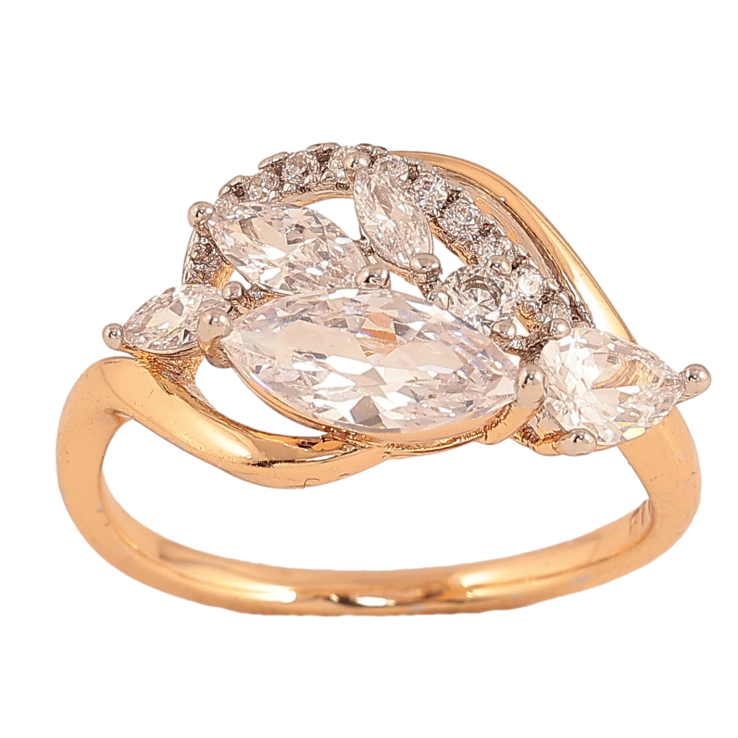 Каблучка Xuping колір Позолота 18K+Родій "Візерунок з кристалів" фото №20 Каблучка Xuping колір Позолота 18K+Родій "Візерунок з кристалів" фото №20