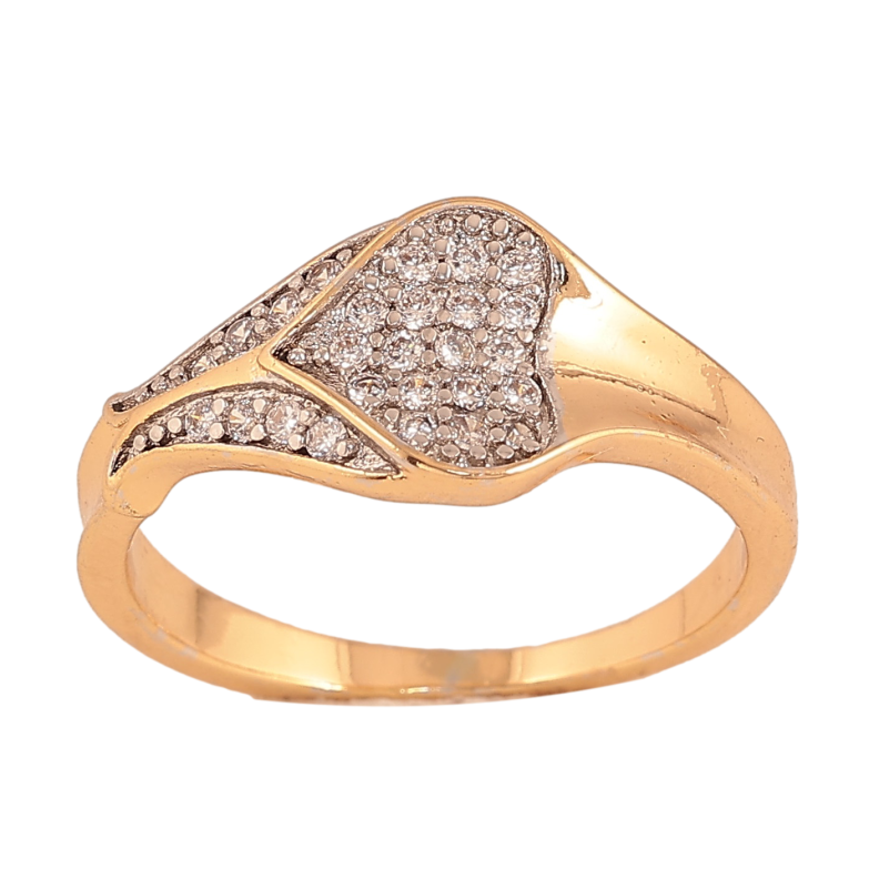 Каблучка Xuping колір Позолота 18K+Родій "Інкрустація кристалами" фото №1