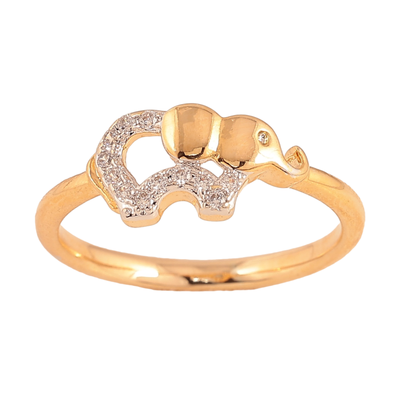 Кольцо Xuping цвет Позолота 18К+Родий "Слон" фото №6