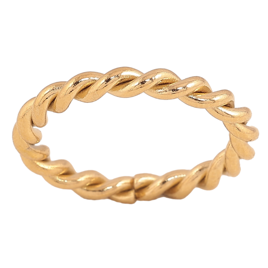 Каблучка Xuping TTM Stainless Steel колір 14К "Декоративний візерунок" фото №1 Каблучка Xuping TTM Stainless Steel колір 14К "Декоративний візерунок" фото №1