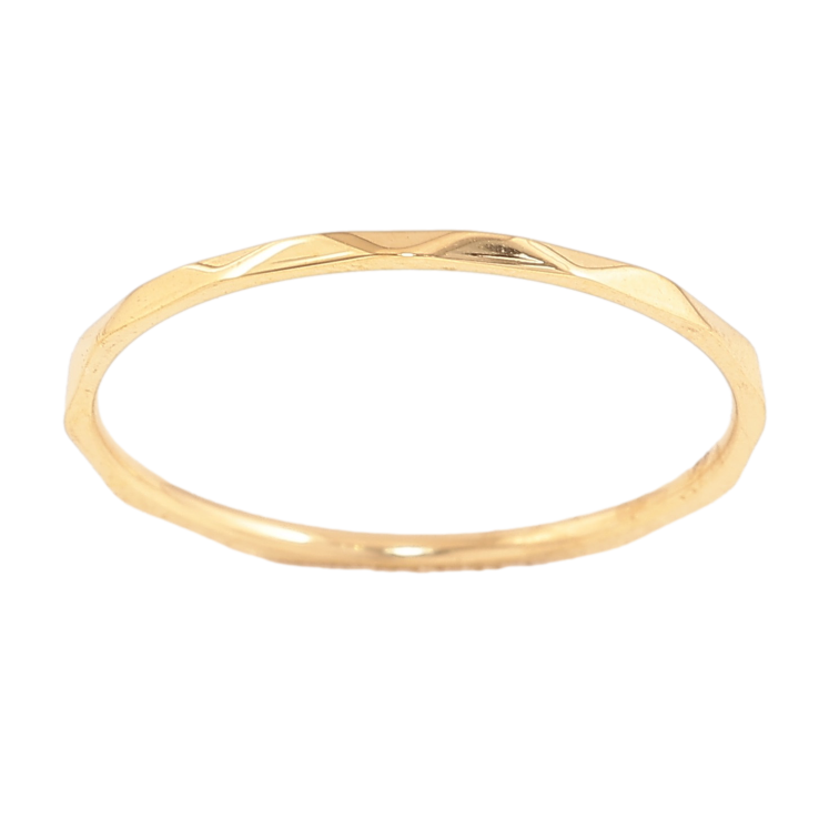 Кольцо Xuping TTM Stainless Steel цвет 14К "Тонкая шинка с узором" шир. 1мм фото №13 Кольцо Xuping TTM Stainless Steel цвет 14К "Тонкая шинка с узором" шир. 1мм фото №13