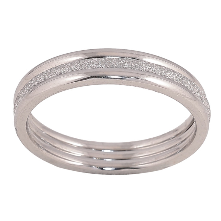 Каблучка Xuping TTM Stainless Steel колір Родій "Потрійне" шир.1.5мм фото №15 Каблучка Xuping TTM Stainless Steel колір Родій "Потрійне" шир.1.5мм фото №15