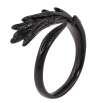 Каблучка Xuping TTM Stainless Steel колір black візерунок декоративний фото №2