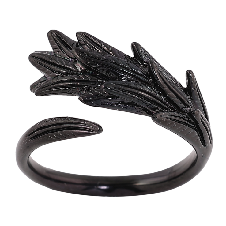 Каблучка Xuping TTM Stainless Steel колір black візерунок декоративний фото №20 Каблучка Xuping TTM Stainless Steel колір black візерунок декоративний фото №20