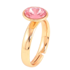 Кольцо Xuping цвет Позолота 18K с кр-ми Swarovski "Кристалл Rose" ø 10мм фото №3 Кольцо Xuping цвет Позолота 18K с кр-ми Swarovski "Кристалл Rose" ø 10мм фото №3