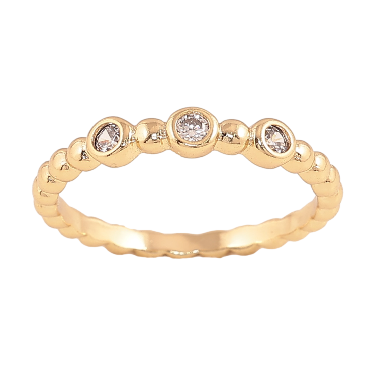 Каблучка Xuping колір Позолота 14K "Візерунок з кристалами" фото №10