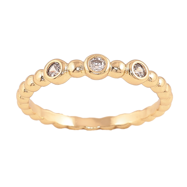 Каблучка Xuping колір Позолота 14K "Візерунок з кристалами" фото №3 Каблучка Xuping колір Позолота 14K "Візерунок з кристалами" фото №3