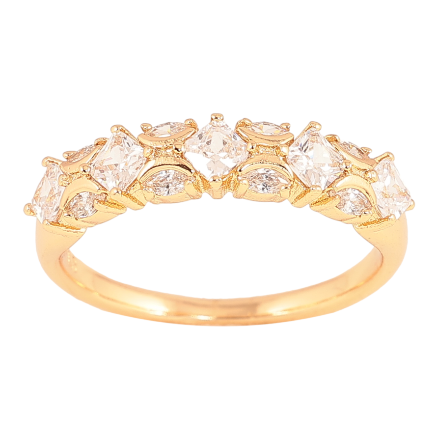 Кольцо Xuping цвет Позолота 18K "Инкрустация кристаллами" фото №1