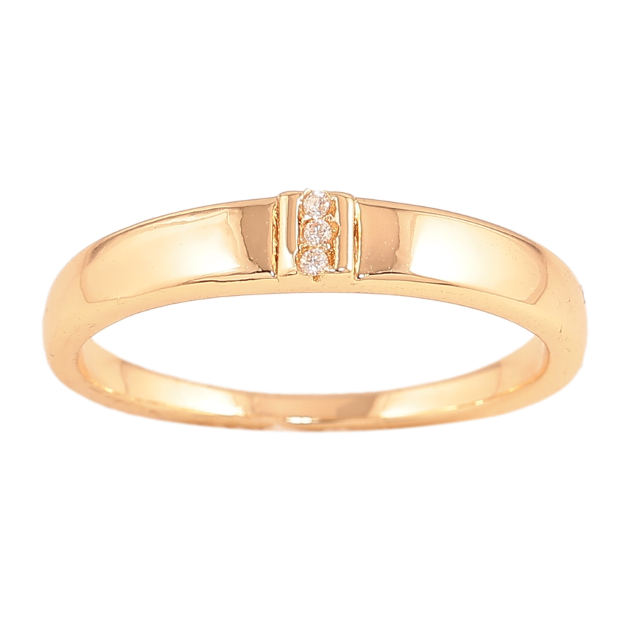 Каблучка Xuping колір Позолота 18K "Візерунок з кристалами" фото №1 Каблучка Xuping колір Позолота 18K "Візерунок з кристалами" фото №1