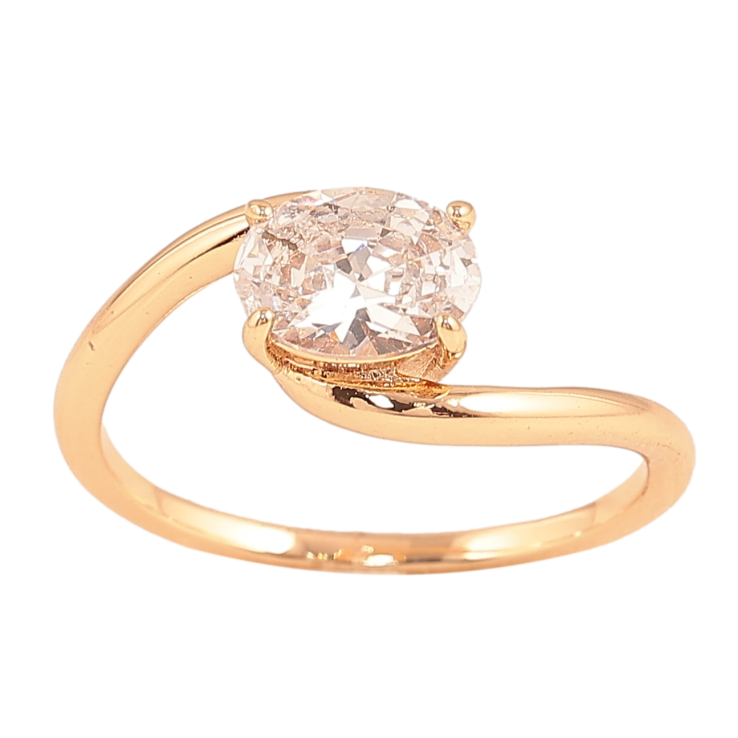 Кольцо Xuping цвет Позолота 18K "Кристалл" фото №7 Кольцо Xuping цвет Позолота 18K "Кристалл" фото №7