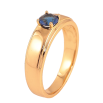 Каблучка Xuping колір Позолота 18K "Синій кристал" фото №2 Каблучка Xuping колір Позолота 18K "Синій кристал" фото №2