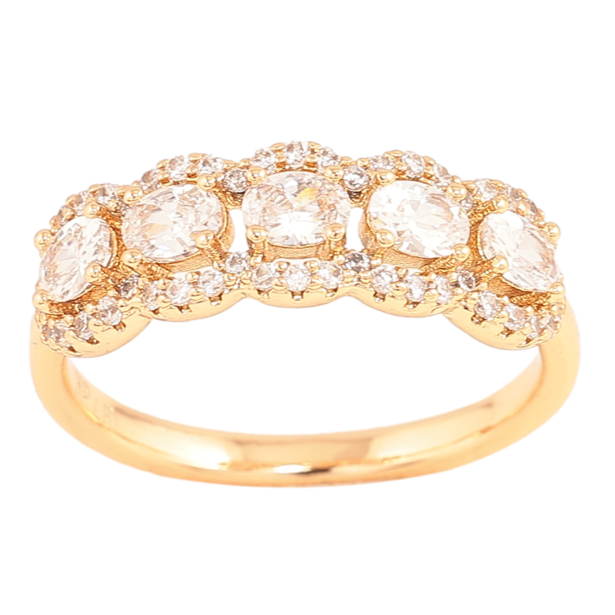 Кольцо Xuping цвет Позолота 18K "Инкрустация кристаллами" фото №1