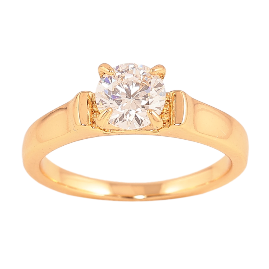 Кольцо Xuping цвет Позолота 18K "Кристалл" ø 6мм фото №1