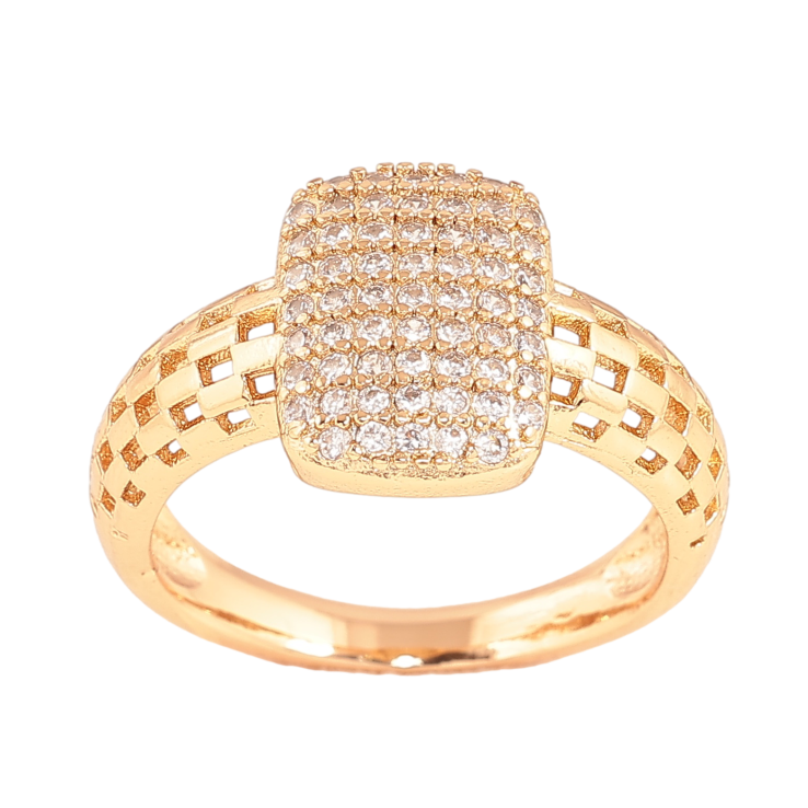 Каблучка Xuping колір Позолота 18K "Інкрустація кристалами" фото №21