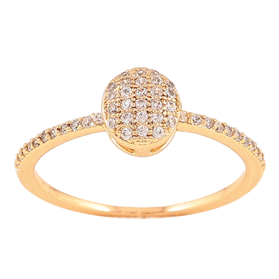 Кольцо Xuping цвет Позолота 18K "Инкрустация кристаллами" фото №1