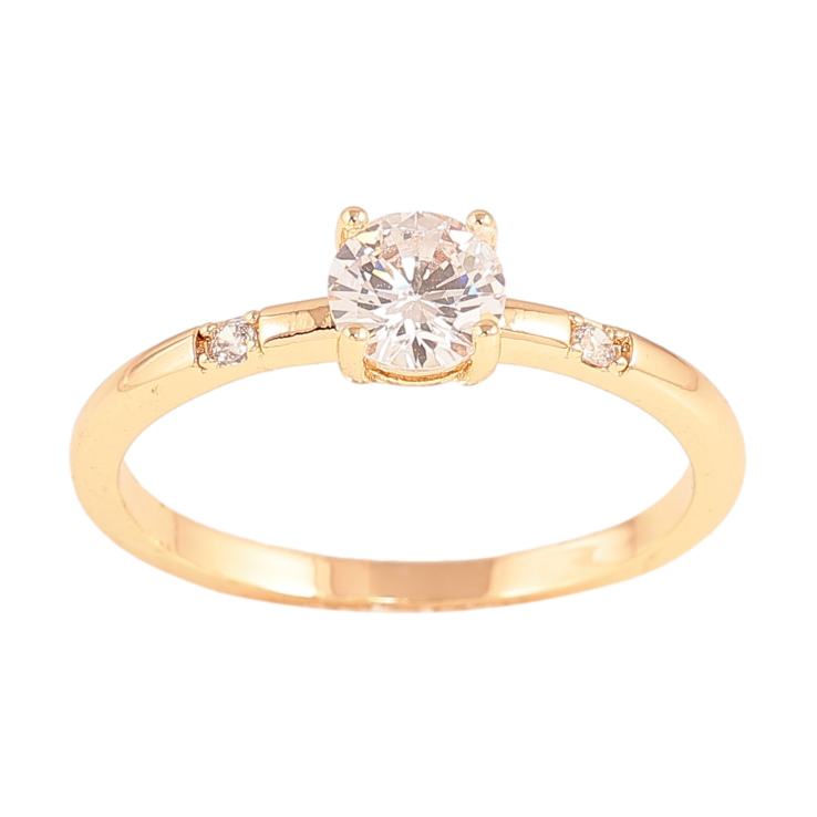 Каблучка Xuping колір Позолота 18K "Кристал" ø 5.5мм фото №12