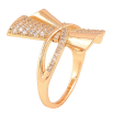 Кольцо Xuping цвет Позолота 18K "Декоративный бант с кристаллами" фото №2