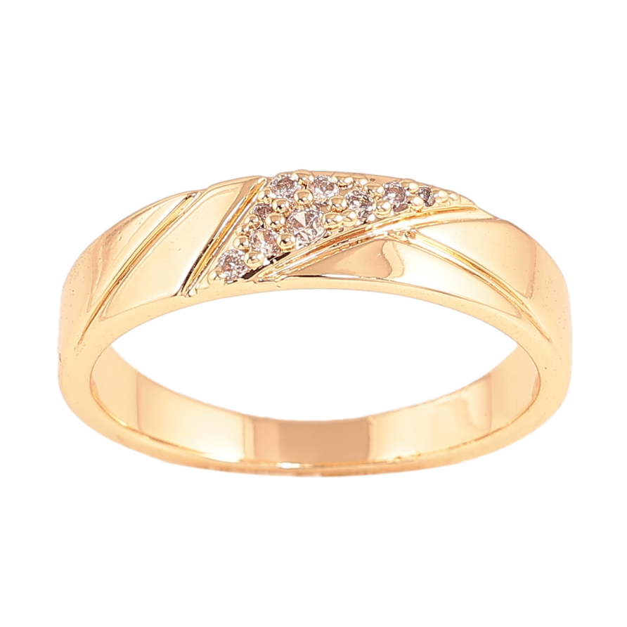 Каблучка Xuping колір Позолота 18K "Кристал" фото №1 Каблучка Xuping колір Позолота 18K "Кристал" фото №1