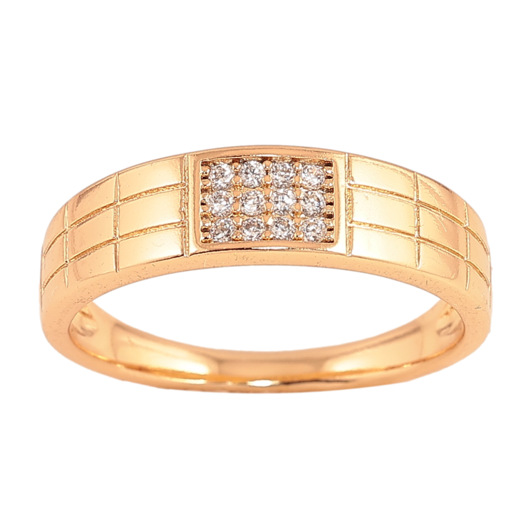 Каблучка Xuping колір Позолота 18K "Візерунок з кристалами" фото №5 Каблучка Xuping колір Позолота 18K "Візерунок з кристалами" фото №5