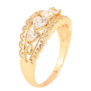 Кольцо Xuping цвет Позолота 18K "Узор с кристаллами" фото №2