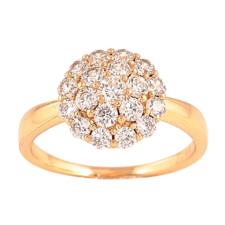 Кольцо Xuping цвет Позолота 18K "Инкрустация кристаллами" фото №1