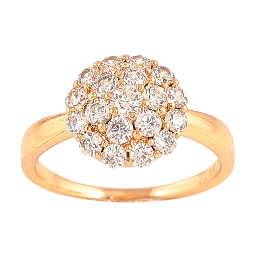 Кольцо Xuping цвет Позолота 18K "Инкрустация кристаллами" фото №1