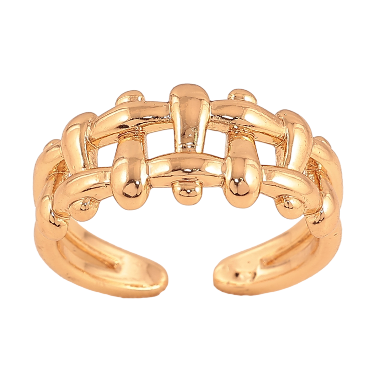 Каблучка Xuping колір Позолота 18K "Декоративний візерунок" фото №20 Каблучка Xuping колір Позолота 18K "Декоративний візерунок" фото №20