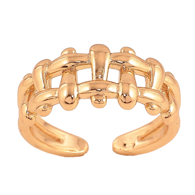 Кольцо Xuping цвет Позолота 18K "Декоративный узор" фото №19