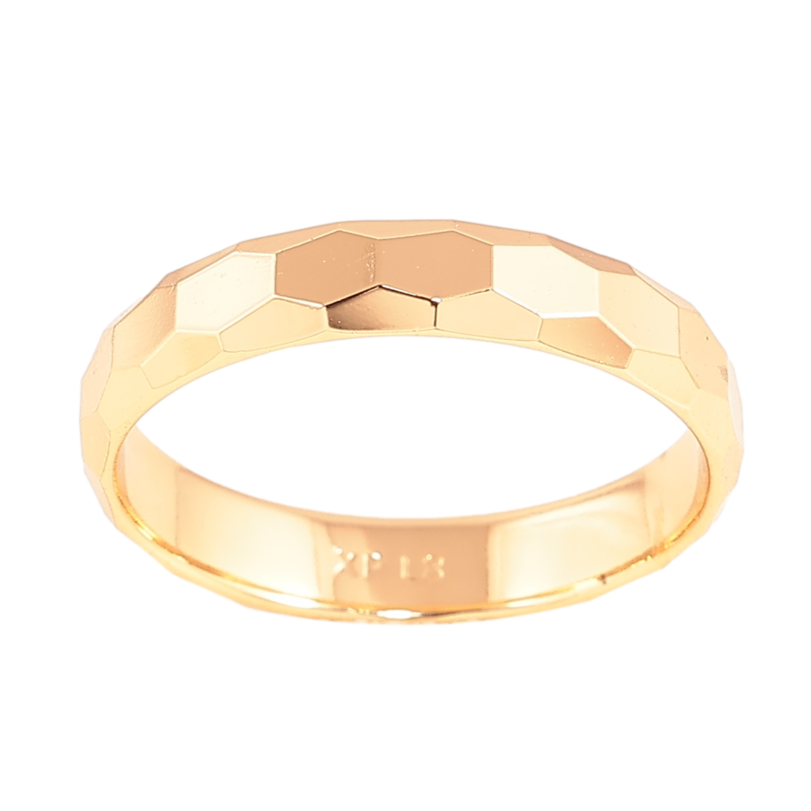 Каблучка Xuping колір Позолота 18K "Декоративний візерунок" шир. 4мм фото №1