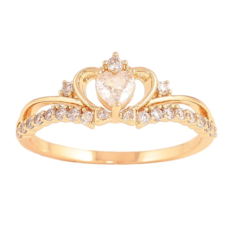 Каблучка Xuping колір Позолота 18K "Візерунок з кристалами" фото №15 Каблучка Xuping колір Позолота 18K "Візерунок з кристалами" фото №15