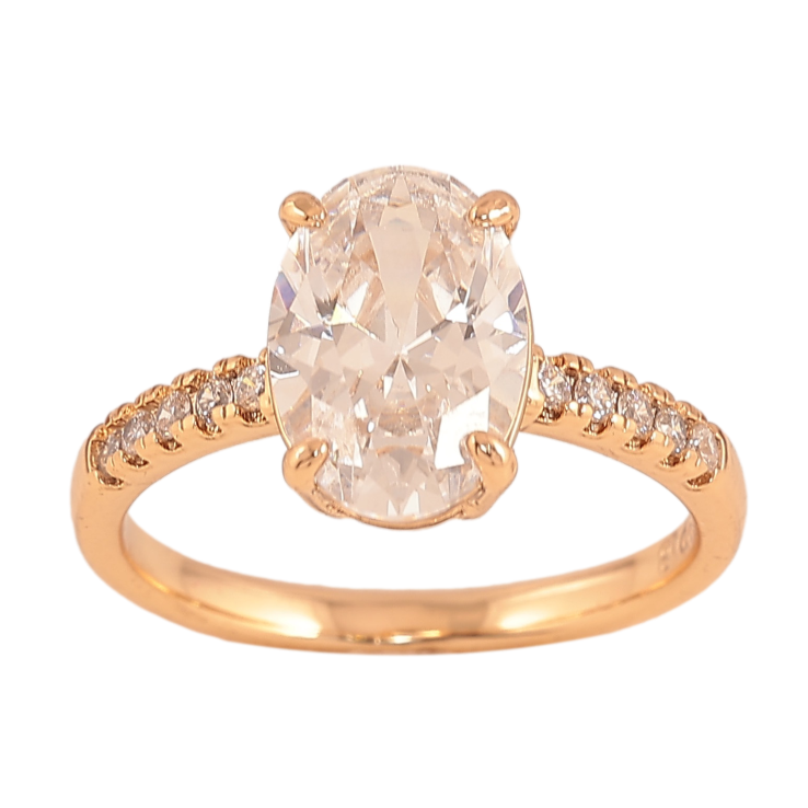 Каблучка Xuping колір Позолота 18K "Візерунок з кристалом" фото №24 Каблучка Xuping колір Позолота 18K "Візерунок з кристалом" фото №24