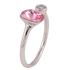 Кольцо Xuping цвет Родий с кр-ми Swarovski "Кристалл Rose с кристаллом" фото №4 Кольцо Xuping цвет Родий с кр-ми Swarovski "Кристалл Rose с кристаллом" фото №4
